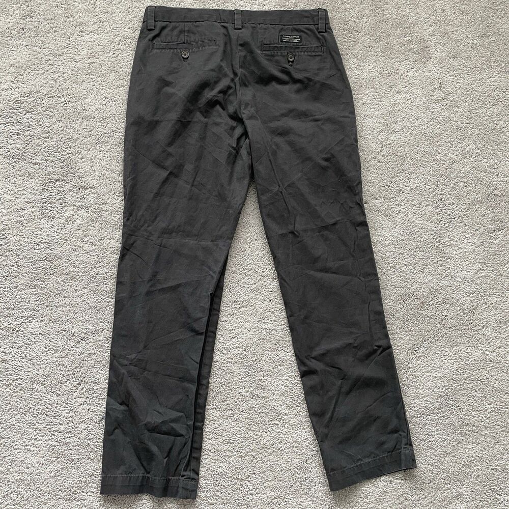 Banana Republic Emerson Chino Pants MENS 30x30 Gray 100% Cotton - Picture 7 of 8